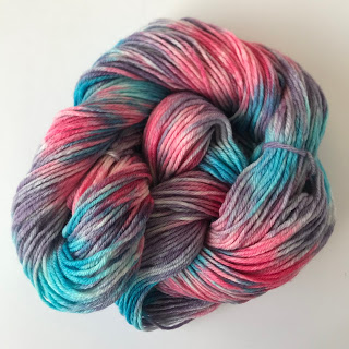 Hand dyed yarn